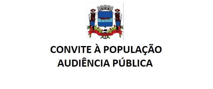 CONVITE: AUDIÊNCIA PÚBLICA