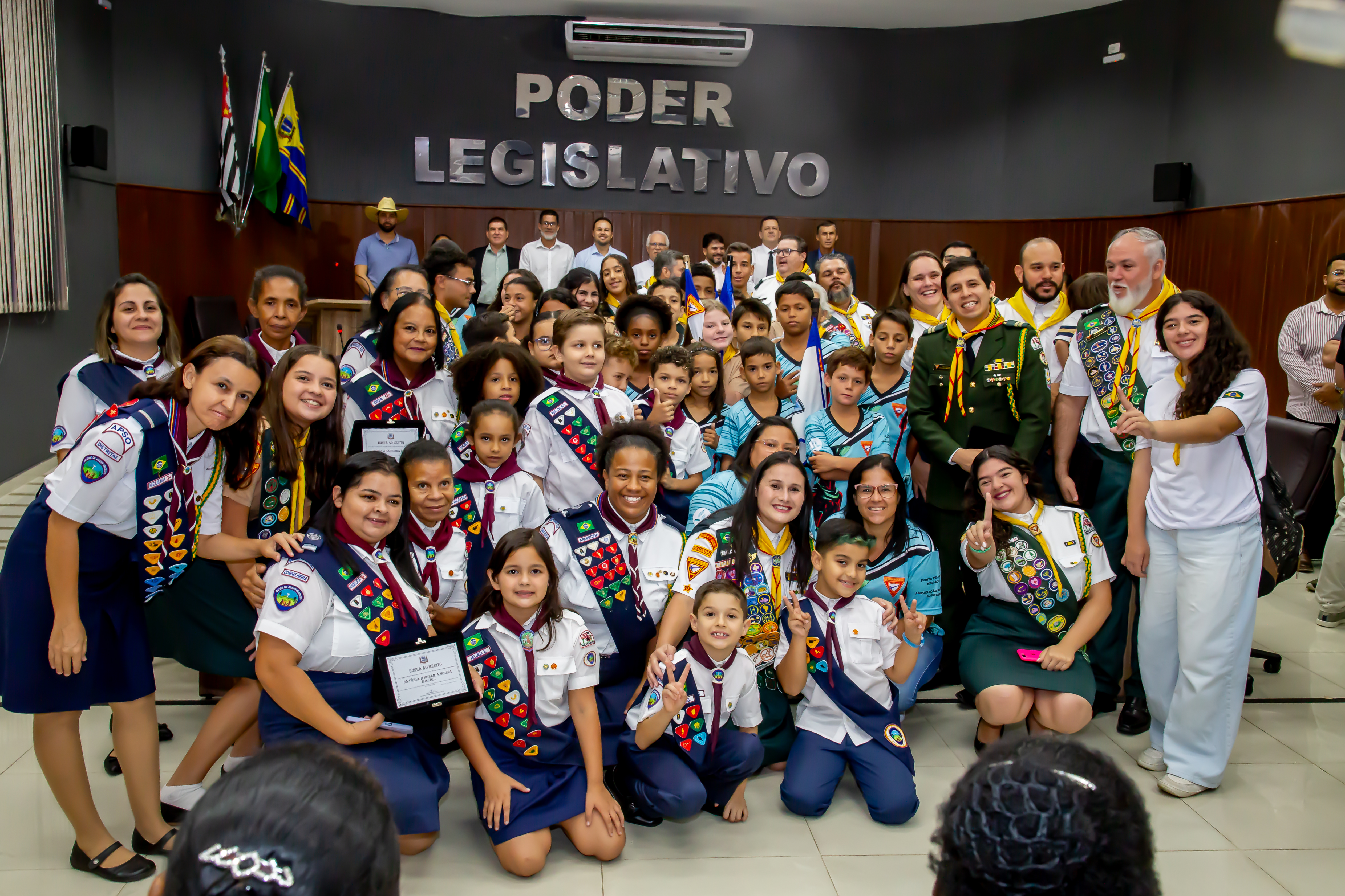 Câmara Municipal realiza Sessão Solene alusiva ao Dia Municipal do Escoteiro e  a 7ª Sessão Ordinária de 2024