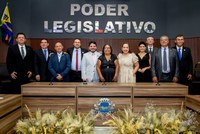 Câmara Municipal realiza Sessão de Instalação da Legislatura 2025/2028 e posse dos Vereadores, Prefeito e Vice-Prefeito eleitos